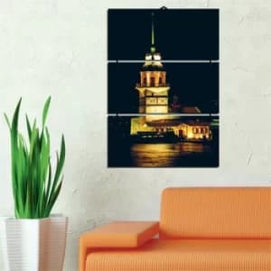 B3 Multicolor Decorative MDF Painting (3 Pieces)