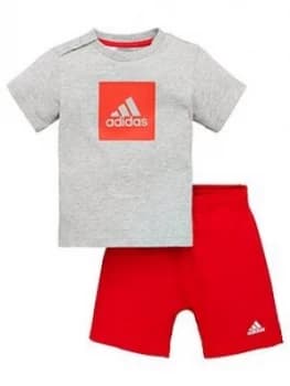 Adidas Infants Logo Sum Tracksuit - Grey