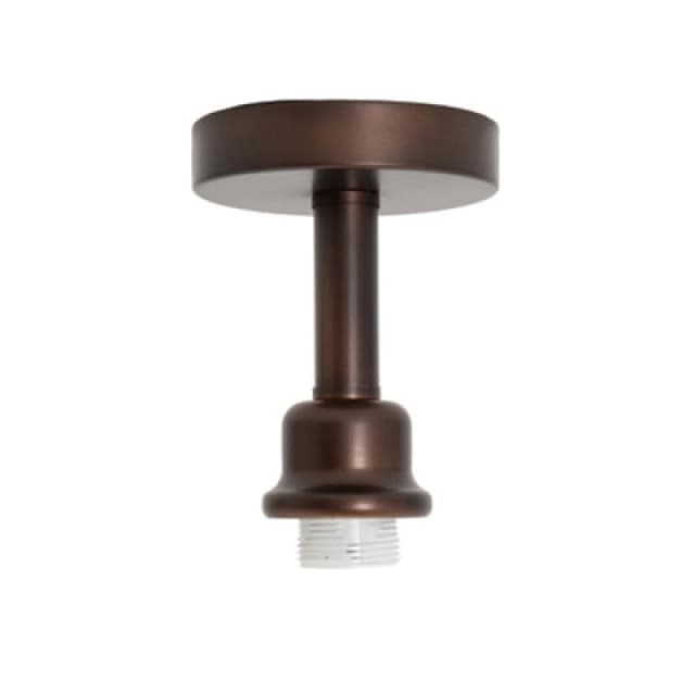 Happy Homewares Contemporary Designer Short Semi Flush Matt Bronze Ceiling Rose