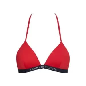 Tommy Bodywear Triangle Fixed Foam Bikini Top - Red