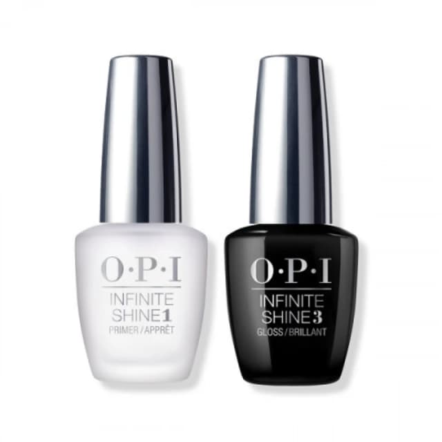 OPI Infinite Shine Long-Wear Gel-Like Base Coat and Top Coat Nail Polish Duo Pack 2 x 15ml