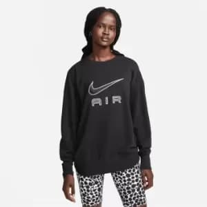 Nike Air Womens Fleece Crew Sweatshirt - Black
