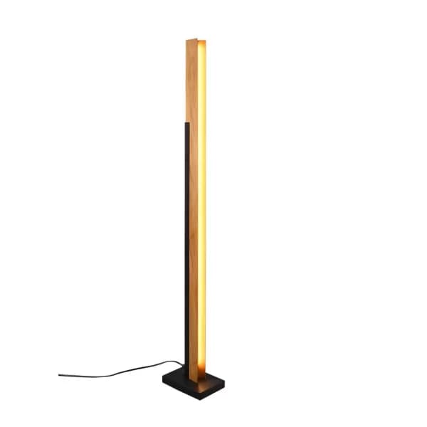 Kerala Modern LED Integrated Floor Lamp Black Matt 3000K