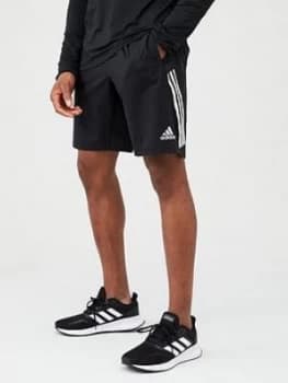 Adidas Training 3 Stripe+ Short - Black