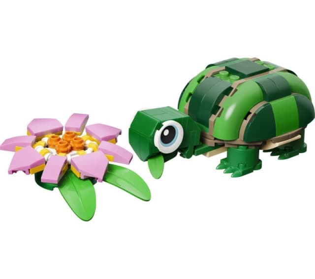 LEGO Creator 31377 3-in-1 Turtle with a Water Lily Flower Set 5702018033203