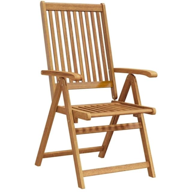 VIDAXL Folding Garden Chairs 4 pcs Solid Acacia Wood vidaXL 8720286297643