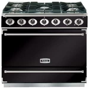 Falcon F900SDFBLCG 87370 90cm Single Cavity Dual Fuel Range Cooker - Black