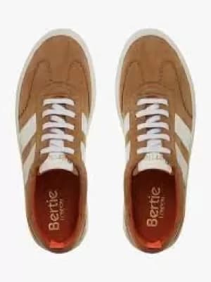 Bertie Camel Leather 'Ernestt' Lace Up Trainers - 3
