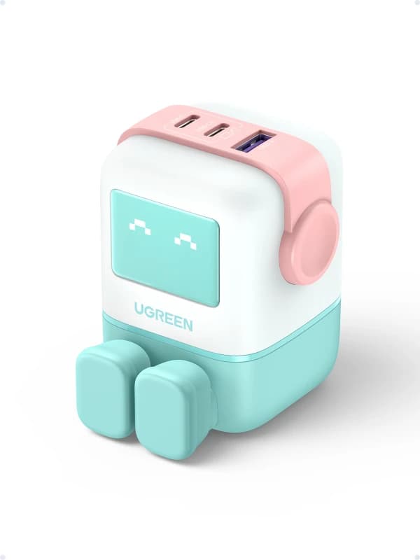 Ugreen Uno 65W 3-Port GaN Charger - Blue 35857