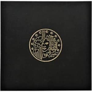 Coin Binder 24.5x25cm Black 5 pages x 43 compartments