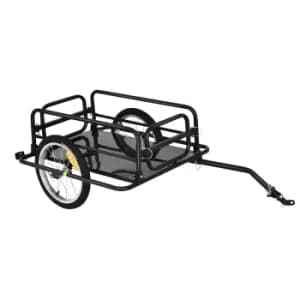 Reiten Bike Cargo Trailer in Steel Frame - Black