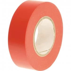 Faithfull PVC Electricial Tape Red 19mm 20m