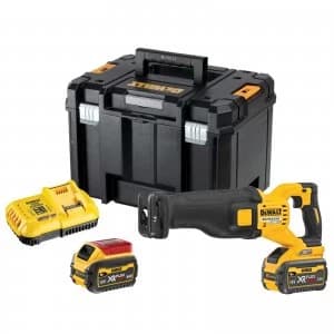 DEWALT DCS389 54v XR Cordless FLEXVOLT High Power Reciprocating Saw 2 x 9ah Li-ion Charger Case