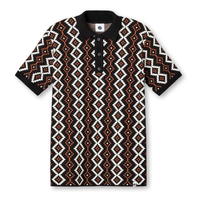 Pretty Green Mens Dakota Short-Sleeve Polo Shirt Multi male Small