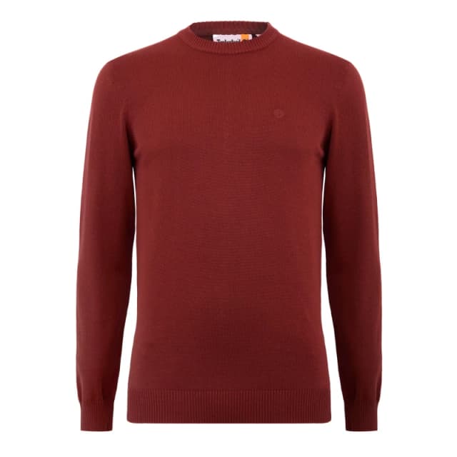 Timberland Mens Garment Dye Crew Sweatshirt Burnt Henna male S