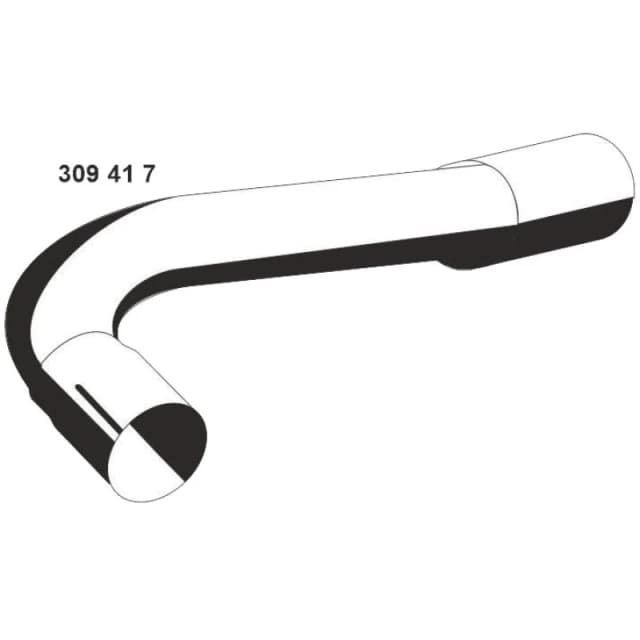 ERNST 309417 Exhaust Pipe Right Rear Exhaust Pipe (17)