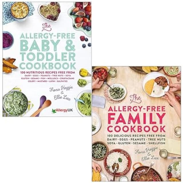 The Allergy-Free Baby & Toddler Cookbook, The Allergy-Free Family 2 Books Collection Set Fiona Heggie/Ellie Lux Books