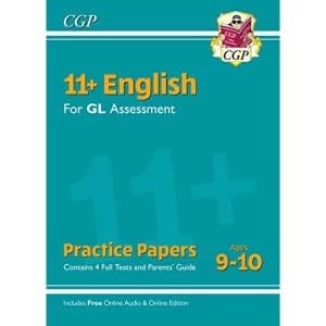 New 11+ GL English Practice Papers - Ages 9-10 (with Parents' Guide & Online Edition) Paperback / softback 2019