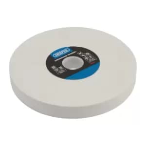 Draper 04142 Aluminium Oxide Bench Grinding Wheel, 200 x 25mm, 80G, White