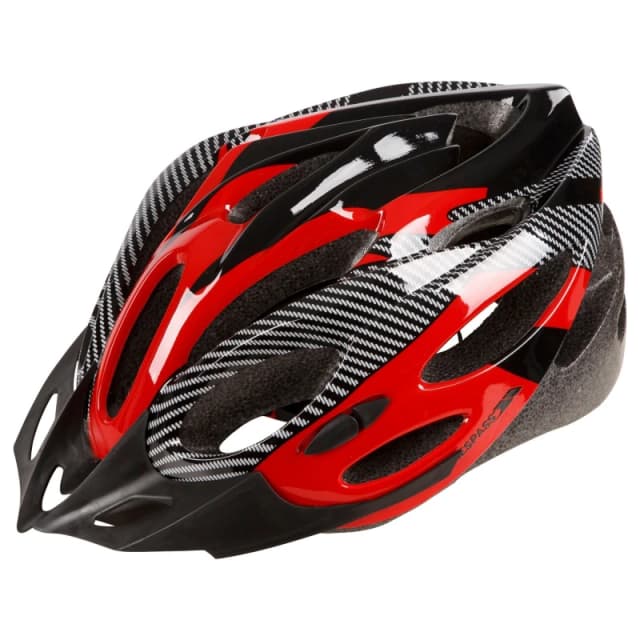 Trespass Trespass Crankster Cycling Helmet in Dark Red Size: Small/Large Dark Red S/M Unisex 5059958469013