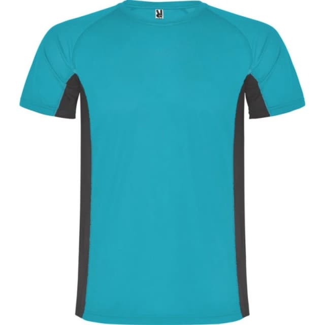 ROLY ROLY Men Shanghai Short-Sleeved Sports T-Shirt in Turquoise Size: large Turquoise L Male 5063574004770