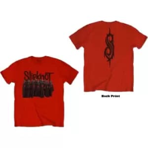 Slipknot - Choir Unisex X-Small T-Shirt - Red