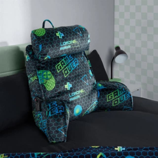 OHS OHS Cuddle Cushion Back Lumbar Support Head Rest Bed Reading Pillow Arms in Green Green One Size Unisex 5027434231034