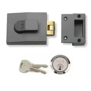 Yale 81 Nightlatch Satin Chrome Rollerbolt