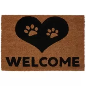 Paw Heart Doormat - Premier Housewares