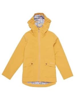 Barbour Girls Armeria Jacket - Mustard, Mustard, Size 14-15 Years, Women