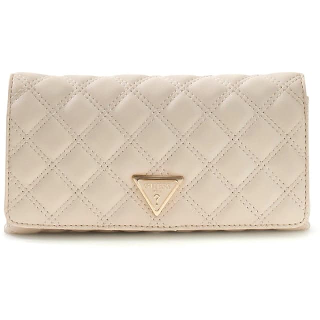 Guess Womens Giully Clutch Bag Bone BON female One Size
