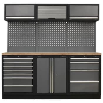 Sealey APMSSTACK07W Modular Storage System Combo - Pressed Wood Wo...