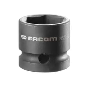 Facom 6-POINT Stubby Impact Socket 1/2in Drive 21mm NSS.21A