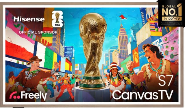 Hisense S7NQ Canvas 65" Smart 4K Ultra HD QLED Freely TV - 65S7NQTUK