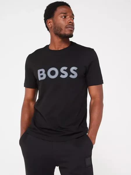 Boss Boss Tee 1 10247491 01 Regular Fit T-Shirts S Black 62797203350