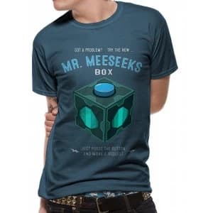 Rick And Morty - Meeseeks Box Mens Small Short Sleeve T-Shirt - Blue