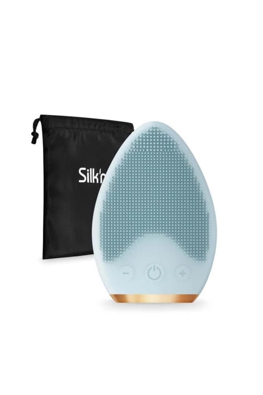SILK'N Bright Lux Facial Cleansing Brush & Massager - Blue 8712856071326