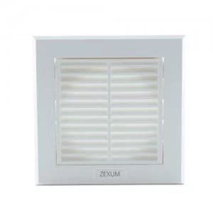 Zexum 4" 100mm Fixed Grill Vent - White