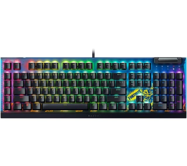 Razer BlackWidow V4 X (Yellow Switch) - Fortnite Ed. - US Layout RZ03-04703600-R3M1