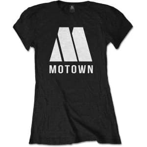 Motown Records - M Logo Womens Large T-Shirt - Black