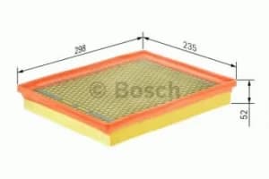 Bosch 1457433655 Air Filter Insert S3655