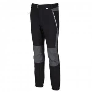 Regatta Mountain II Stretch Walking Trousers, Regular Leg Length - Black/Magnet