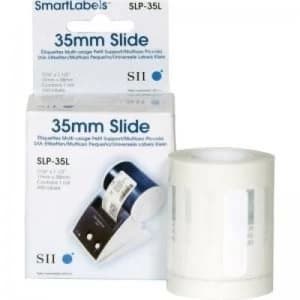 Slp-35l White Label 11x38mm - 300 Lab/roll 1 Roll/box In