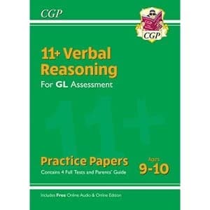 New 11+ GL Verbal Reasoning Practice Papers - Ages 9-10 (with Parents' Guide & Online Edition) Paperback /...