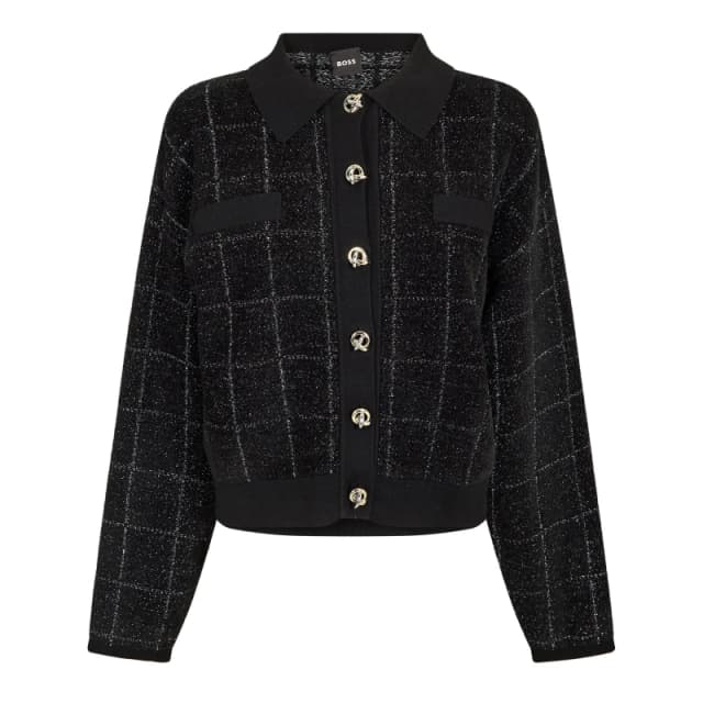 Boss Womens Fironia Knitted Top Black female 8 (S)