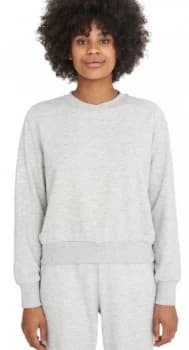 Noisy May Lupa Logo Sweat Sweatshirt light grey