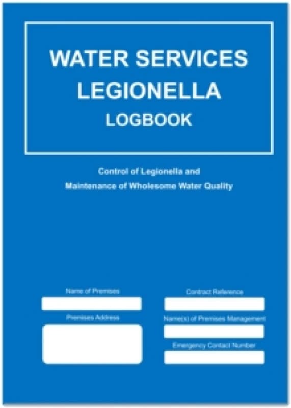 Water Services, Legionella Logbook Paperback / softback