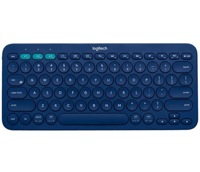 Logitech Logitech K380 keyboard Office Bluetooth QWERTY Turkish Blue 920-007587