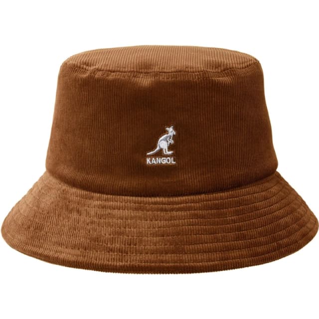 Kangol Adults Cord Bucket Hats Wood unisex Medium