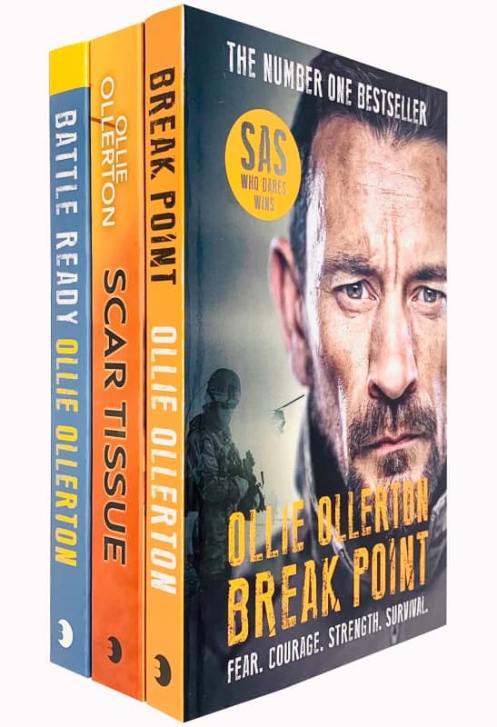 Ollie Ollerton Collection 3 Books Set ( Battle Ready, Scar Tissue & Break Point SAS ) Ollie Ollerton Books